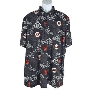 Reyn Spooner Polo Shirt 2XL San Francisco Giants Short Sleeve Baseball TP-3448